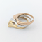 52.5 Trio de bagues en trois ors 18 carats 58 Facettes 36957