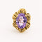 51 Bague en or jaune et améthyste 58 Facettes 35999
