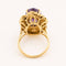 51 Bague en or jaune et améthyste 58 Facettes 35999