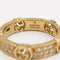 49 Gucci - Bague ajourée en or jaune et diamants 58 Facettes 36785