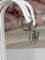 Boucles d'oreilles pendantes en or blanc 18 ct, opales et diamants 58 Facettes earrings