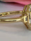 54 Bague en or jaune 18 ct, tourmaline Paraiba et diamants 58 Facettes ring