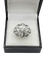 Bague 52 Bague bombée vintage en or 18K, platine et diamants 58 Facettes AX/713/00/B