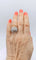 Bague 52 Bague bombée vintage en or 18K, platine et diamants 58 Facettes AX/713/00/B