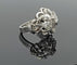 Bague 52 Bague bombée vintage en or 18K, platine et diamants 58 Facettes AX/713/00/B