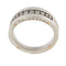 Bague 54 Chimento Aeternitas - Bague rivière en or blanc 18 ct et diamants 0,46 ct 58 Facettes 32439