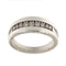 Bague 54 Chimento Aeternitas - Bague rivière en or blanc 18 ct et diamants 0,46 ct 58 Facettes 32439