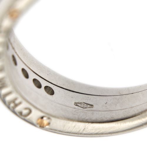 Bague 54 Chimento Aeternitas - Bague rivière en or blanc 18 ct et diamants 0,46 ct 58 Facettes 32439