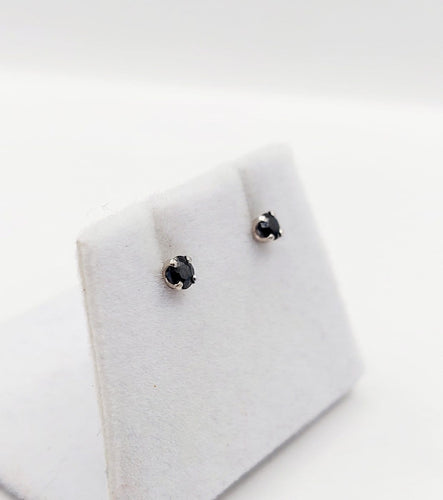 Boucles d'oreilles vintage en or blanc et saphirs 58 Facettes A07555