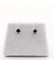 Boucles d'oreilles vintage en or blanc et saphirs 58 Facettes A07555