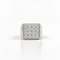59 Chevalière en or blanc et diamants 1,92 ct 58 Facettes 1.0001337/1