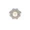 Bague 57 Bague fleur en or blanc 18 ct avec perle et diamants 58 Facettes 10510