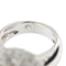 Bague 57 Bague fleur en or blanc 18 ct avec perle et diamants 58 Facettes 10510