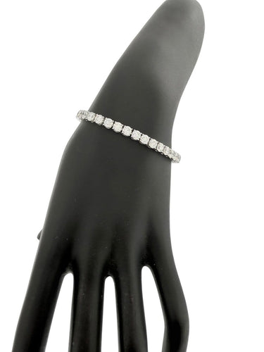 Bracelet Tennis en or blanc et diamants 12,30 ct 58 Facettes BR1559