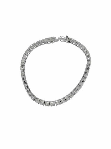 Bracelet Tennis en or blanc et diamants 12,30 ct 58 Facettes BR1559