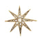 Pendentif Spilla pendentif étoile en or jaune 18 ct et diamants 58 Facettes 29743