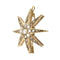 Pendentif Spilla pendentif étoile en or jaune 18 ct et diamants 58 Facettes 29743