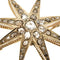 Pendentif Spilla pendentif étoile en or jaune 18 ct et diamants 58 Facettes 29743