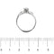 Bague 57 Bague solitaire - Diamant 0,25 ct en or blanc 18 ct 58 Facettes 21483