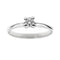 Bague 57 Bague solitaire - Diamant 0,25 ct en or blanc 18 ct 58 Facettes 21483