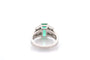 Bague 53 Bague émeraude 2,27 ct et diamants en platine 58 Facettes 26629-27145