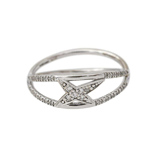51 Mauboussin À la croisée des étoiles - Bague en or blanc et diamants 58 Facettes 4993416CN