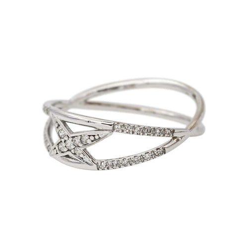 51 Mauboussin À la croisée des étoiles - Bague en or blanc et diamants 58 Facettes 4993416CN