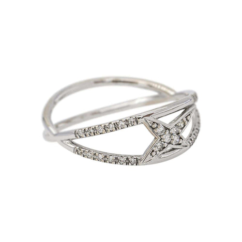 51 Mauboussin À la croisée des étoiles - Bague en or blanc et diamants 58 Facettes 4993416CN