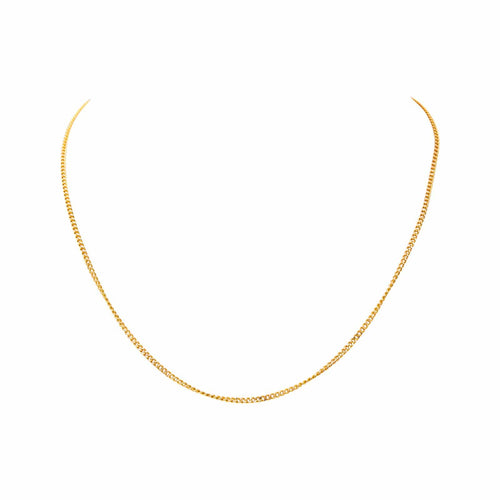 Collier maille gourmette en or rose 58 Facettes 5391540CN