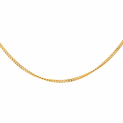 Collier maille gourmette en or rose 58 Facettes 5391540CN