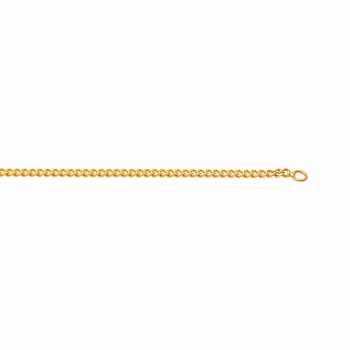 Collier maille gourmette en or rose 58 Facettes 5391540CN