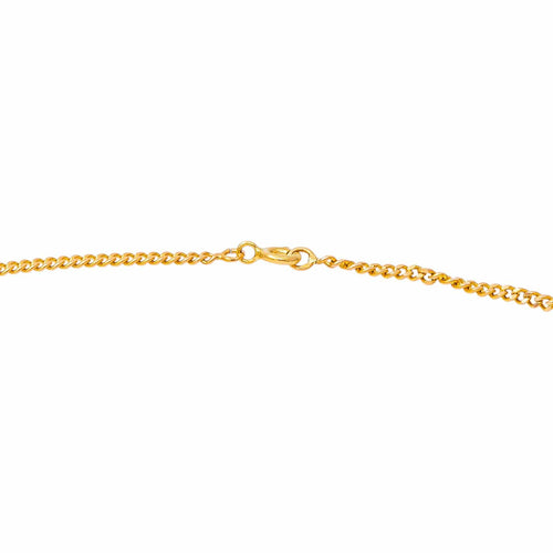Collier maille gourmette en or rose 58 Facettes 5391540CN
