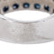 49 Bague bandeau en or blanc et saphirs 58 Facettes 5452136CN