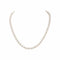 Collier floral en or blanc, perles et diamants 58 Facettes 5488790CN