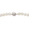 Collier floral en or blanc, perles et diamants 58 Facettes 5488790CN