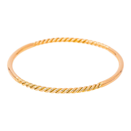 Bracelet jonc en or rose 58 Facettes 5585857CN