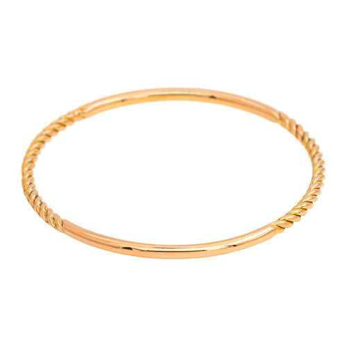 Bracelet jonc en or rose 58 Facettes 5585857CN