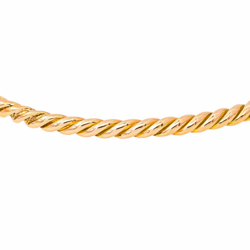 Bracelet jonc en or rose 58 Facettes 5585857CN