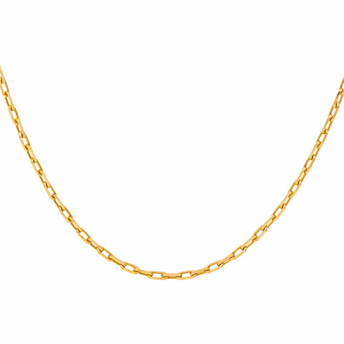 Collier maille forçat en or jaune 58 Facettes 5624565CN