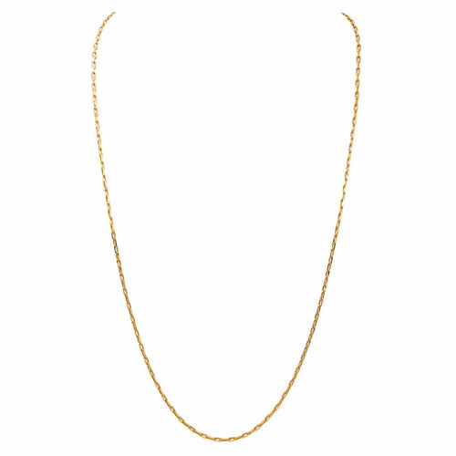 Collier maille forçat en or jaune 58 Facettes 5624565CN