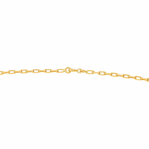 Collier maille forçat en or jaune 58 Facettes 5624565CN