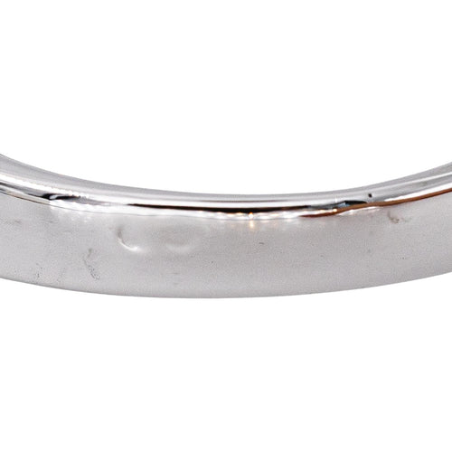 55 Bague demi-alliance en or blanc et diamants 58 Facettes 5709158CN