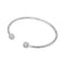 Bracelet jonc en or blanc et diamants 58 Facettes 5718530CN