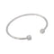 Bracelet jonc en or blanc et diamants 58 Facettes 5718530CN