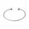 Bracelet jonc en or blanc et diamants 58 Facettes 5718530CN