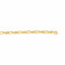 Collier maille Figaro en or jaune 58 Facettes 5741761CN