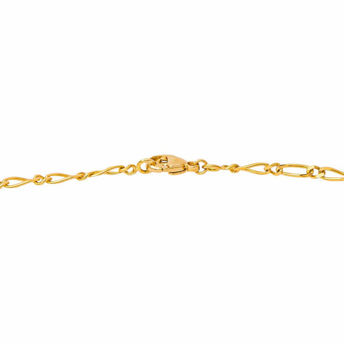 Collier maille Figaro en or jaune 58 Facettes 5741761CN