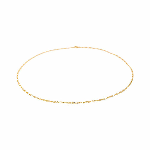 Collier maille Figaro en or jaune 58 Facettes 5741761CN