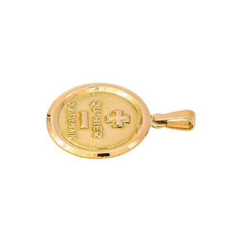 Augis - Pendentif médaille d'amour en or jaune 58 Facettes 5749855CN
