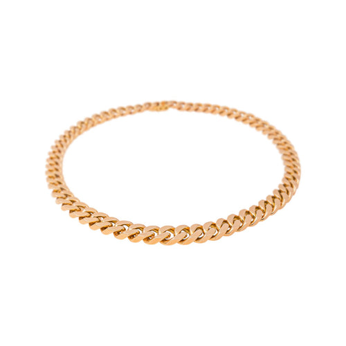 Collier Collier maille gourmette en or rose 58 Facettes 5760114CN
